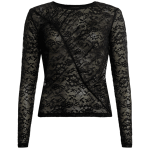 Allsaints Edana Lace Long Sleeve Slim Fit Top